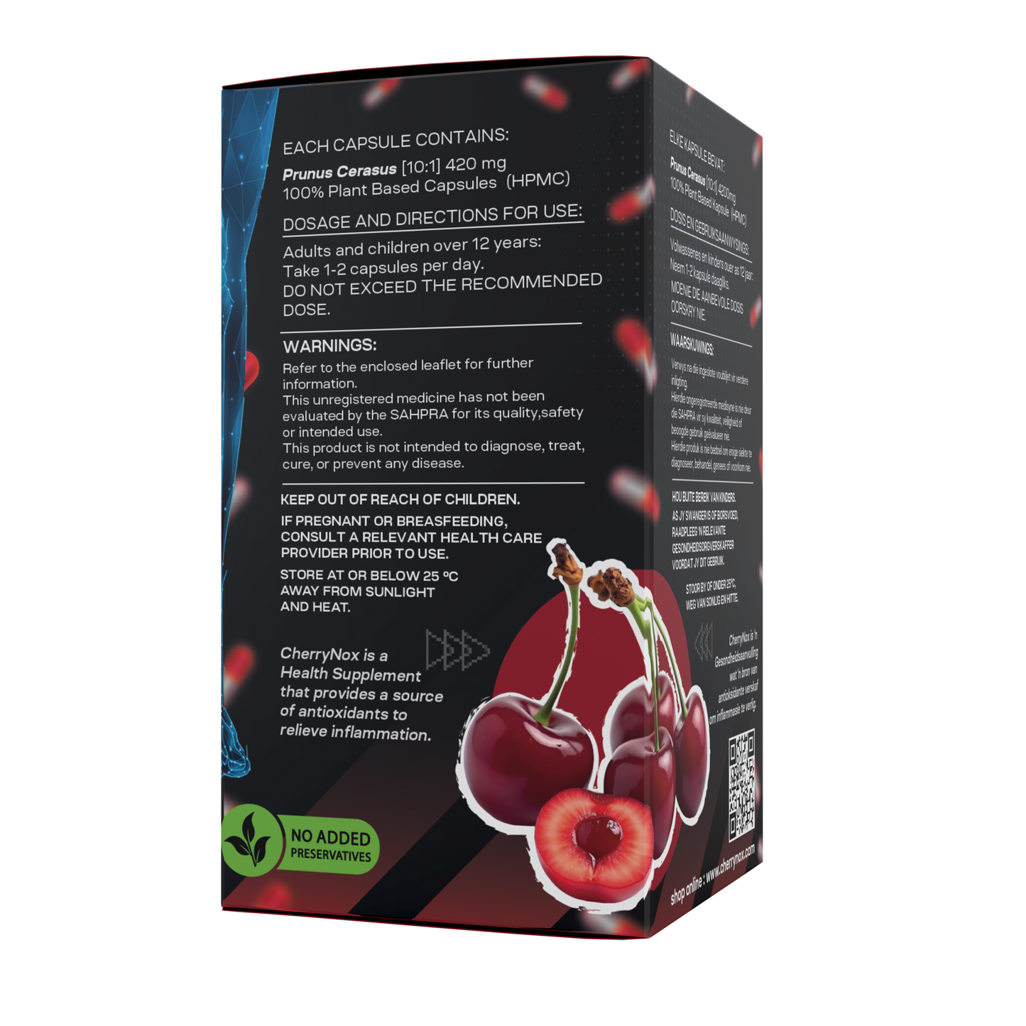 CherryNox Capsules 90's - THREE MONTH SUPPLY